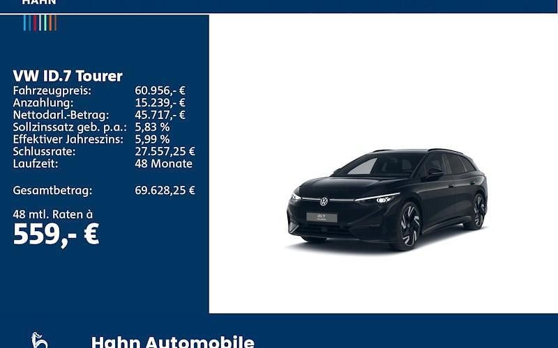 Neu VW ID.7 Pro 210 kW (286 PS) 2026 Schwarz Kombi