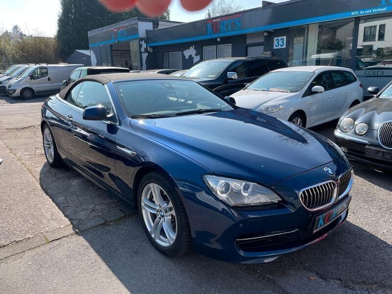 Gebraucht BMW 640 Cabriolet 313 PS (230 kW) 2014 Tiefseeblau metallic Cabrio