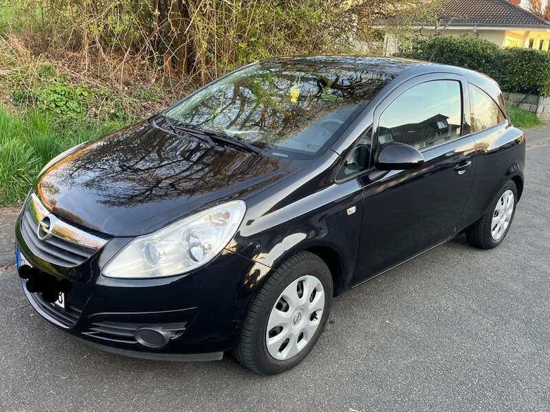Schwarz Gebraucht 2008 Opel Corsa Edition Kleinwagen | 1.999 € (Guter Preis) - Bild 1/4