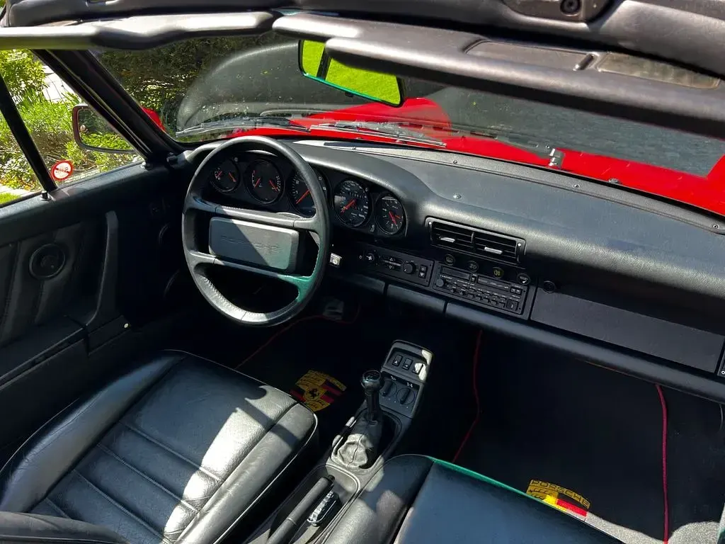 Brugt Porsche 964 250 HK (183 kW) 1991 Rød