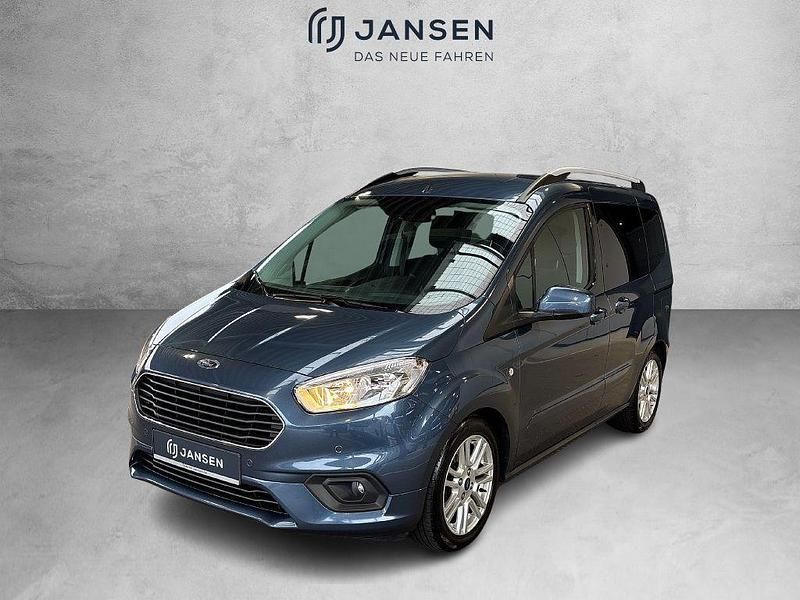 Blau Gebraucht 2021 Ford Tourneo Courier Titanium Van / Kleinbus | 14.490 € (Fairer Preis) - Bild 1/3