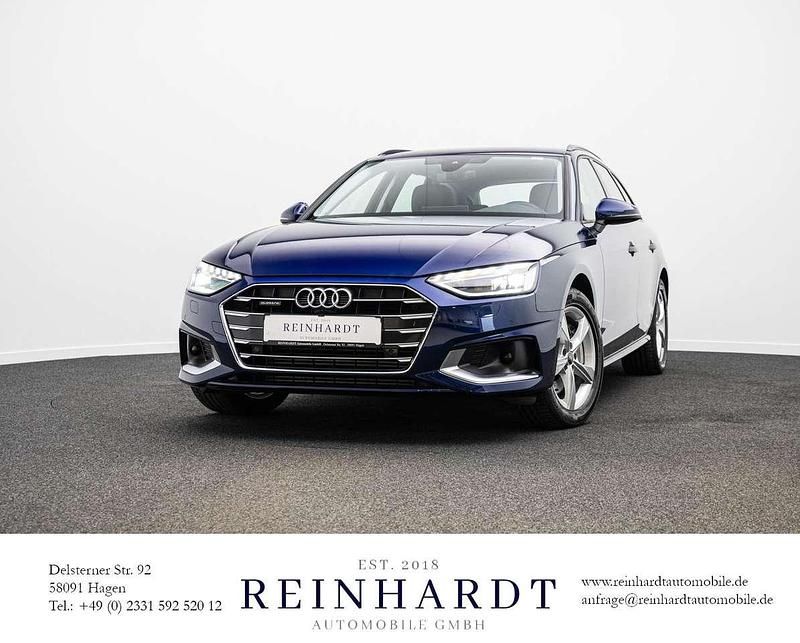 Navarrablau metallic Gebraucht 2021 Audi A4 Advanced Kombi | 31.330 € (Guter Preis) - Bild 1/3