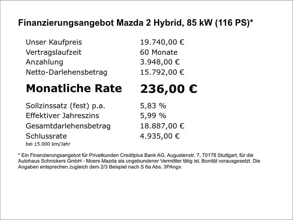 Gebraucht Mazda 2 Exclusive 116 PS (85 kW) 2025 Blau Kleinwagen