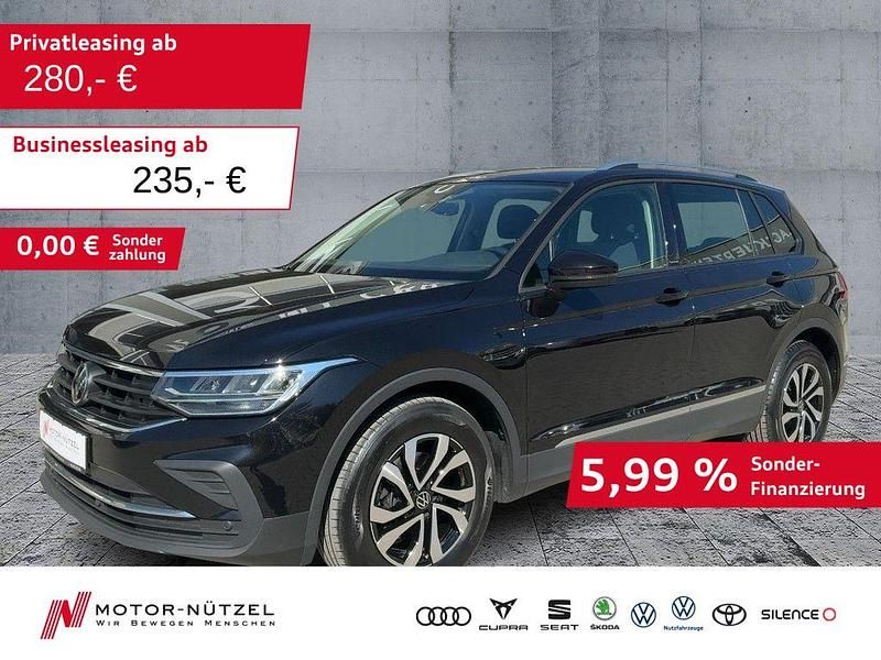 Schwarz Gebraucht 2022 VW Tiguan Active SUV | 21.950 € (Guter Preis) - Bild 1/4