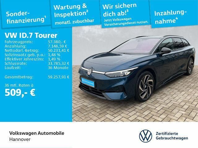 Gebraucht VW ID.7 Pro 210 kW (286 PS) 2025 Aquamarinblau metallic/schwarz Kombi