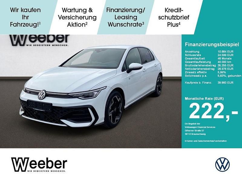 Weiß Neu 2025 VW Golf VIII R-line Limousine | 38.860 € (Teuer) - Bild 1/4