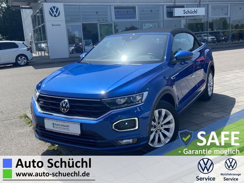 Ravennablau metallic Gebraucht 2021 VW T-Roc Cabriolet Beats Cabrio | 26.970 € (Guter Preis) - Bild 1/4