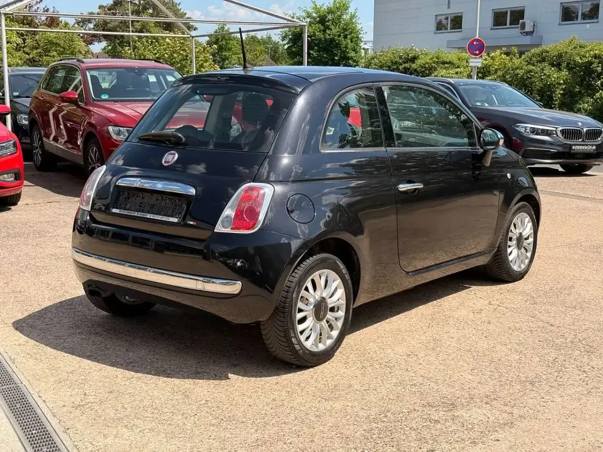 Gebraucht Fiat 500 Lounge 86 PS (63 kW) 2015 Schwarz Kleinwagen