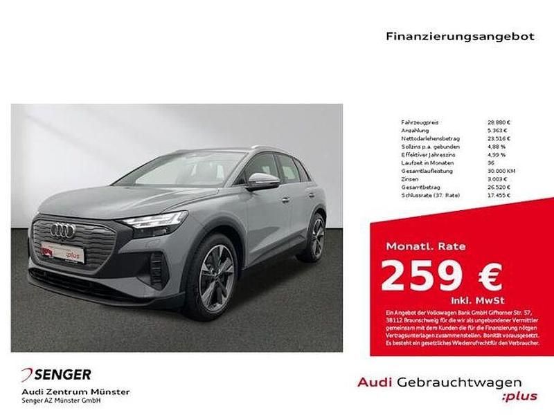Kieselgrau Gebraucht 2022 Audi Q4 e-tron Ambiente SUV | 28.880 € (Fairer Preis) - Bild 1/3