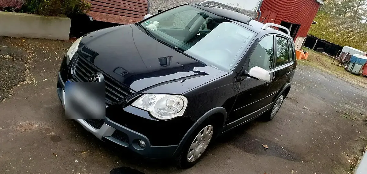 Gebraucht VW Polo Cross 80 PS (58 kW) 2007 Schwarz Kleinwagen