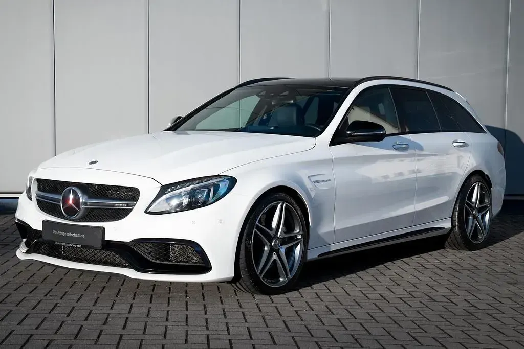 Gebraucht Mercedes C63 AMG AMG 476 PS (350 kW) 2018 Polarweiss  unilack Kombi
