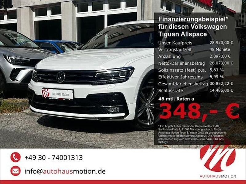 Gebraucht VW Tiguan Allspace R-line 150 PS (110 kW) 2021 Pure white SUV