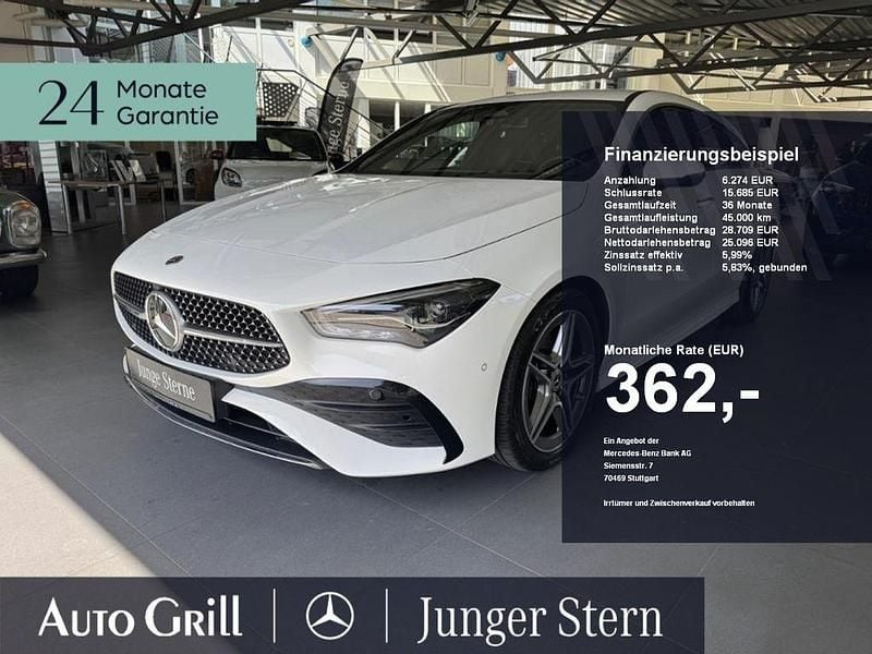 Polarweiß Gebraucht 2024 Mercedes CLA200 Shooting Brake AMG Kombi | 31.350 € (Fairer Preis) - Bild 1/4