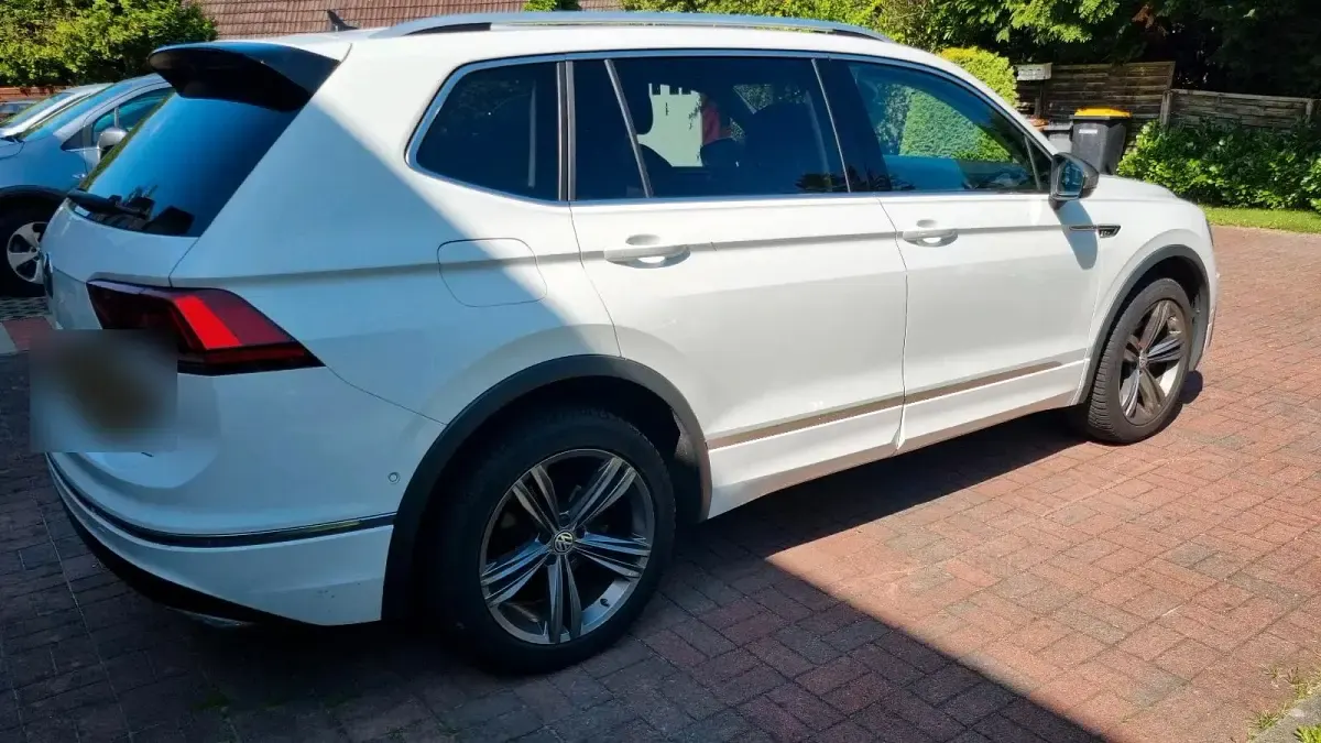 Gebraucht VW Tiguan Allspace Highline 190 PS (139 kW) 2019 Weiß SUV