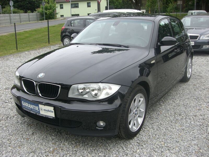 Gebraucht BMW 116 116 PS (85 kW) 2007 Schwarz Kleinwagen