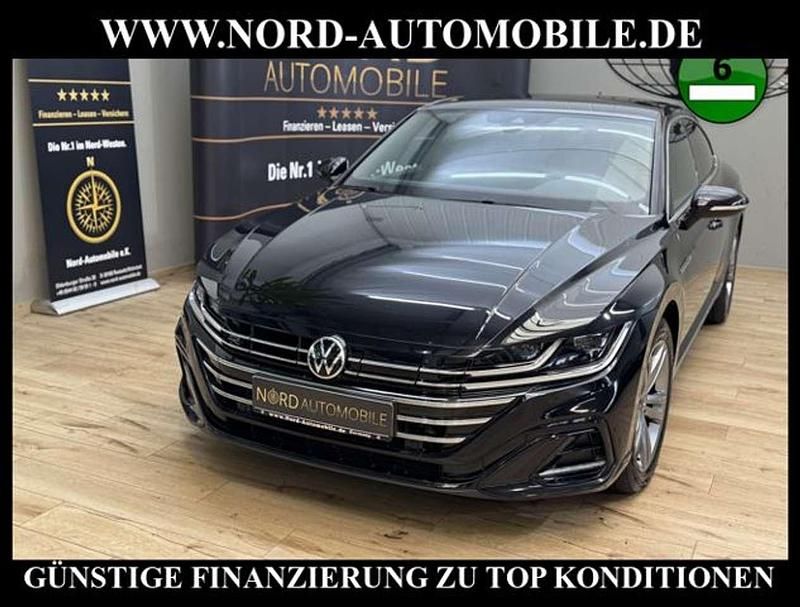 Deep black perleffek (metallic) Gebraucht 2022 VW Arteon R-line Limousine | 25.800 € (Fairer Preis) - Bild 1/3