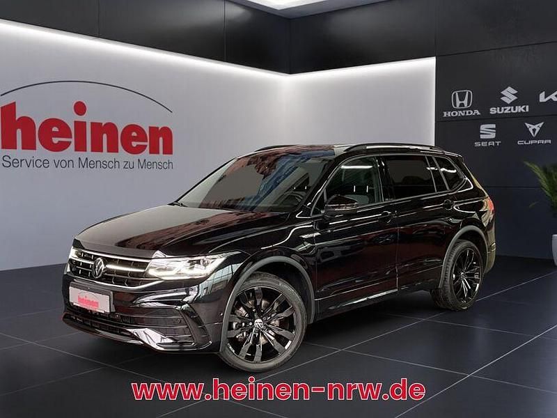 Schwarz Gebraucht 2022 VW Tiguan Allspace R-line SUV | 36.899 € (Fairer Preis) - Bild 1/4