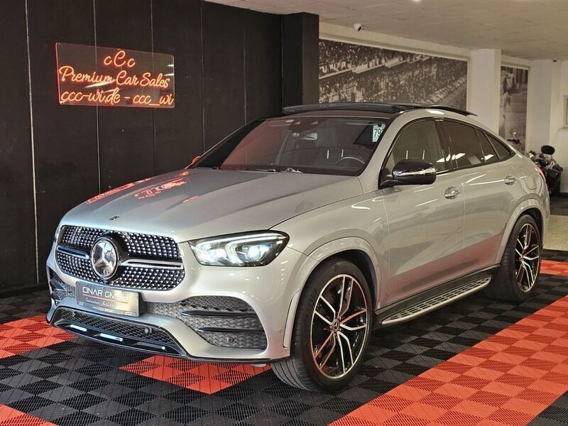 Hightechsilber metalliclac Gebraucht 2022 Mercedes GLE350e AMG Coupé | 66.700 € (Superpreis) - Bild 1/4