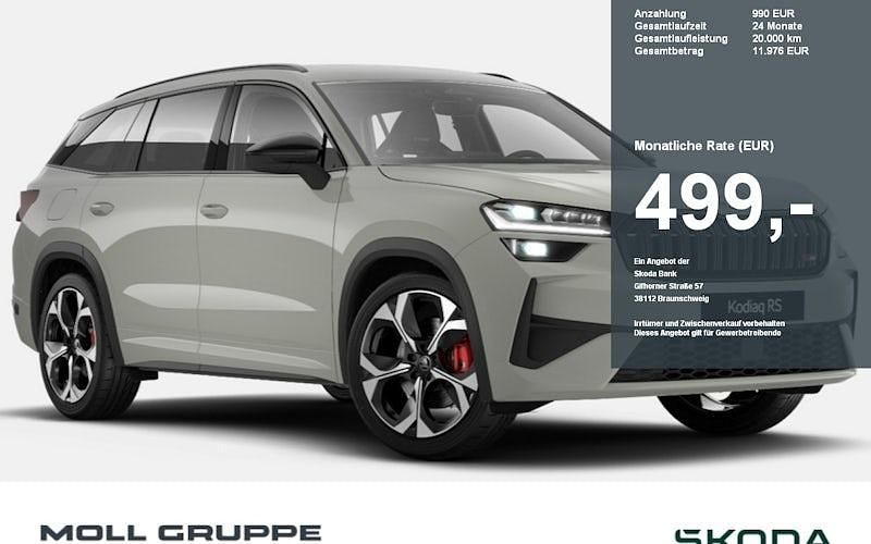 Grau Neu 2025 Skoda Kodiaq RS SUV | 55.990 € (Fairer Preis) - Bild 1/2