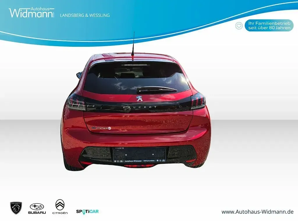 Gebraucht Peugeot e-208 Allure 100 kW (136 PS) 2023 Rot Kleinwagen
