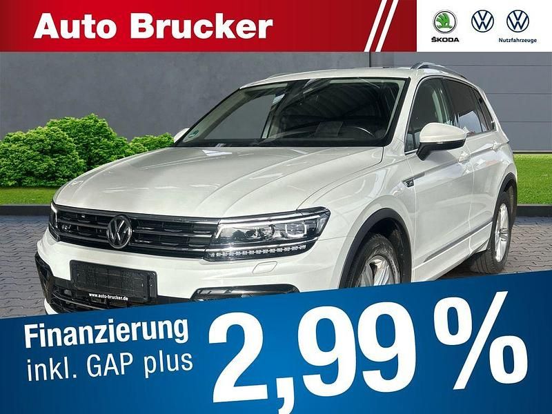 Weiss Gebraucht 2019 VW Tiguan Highline SUV | 27.616 € (Fairer Preis) - Bild 1/4