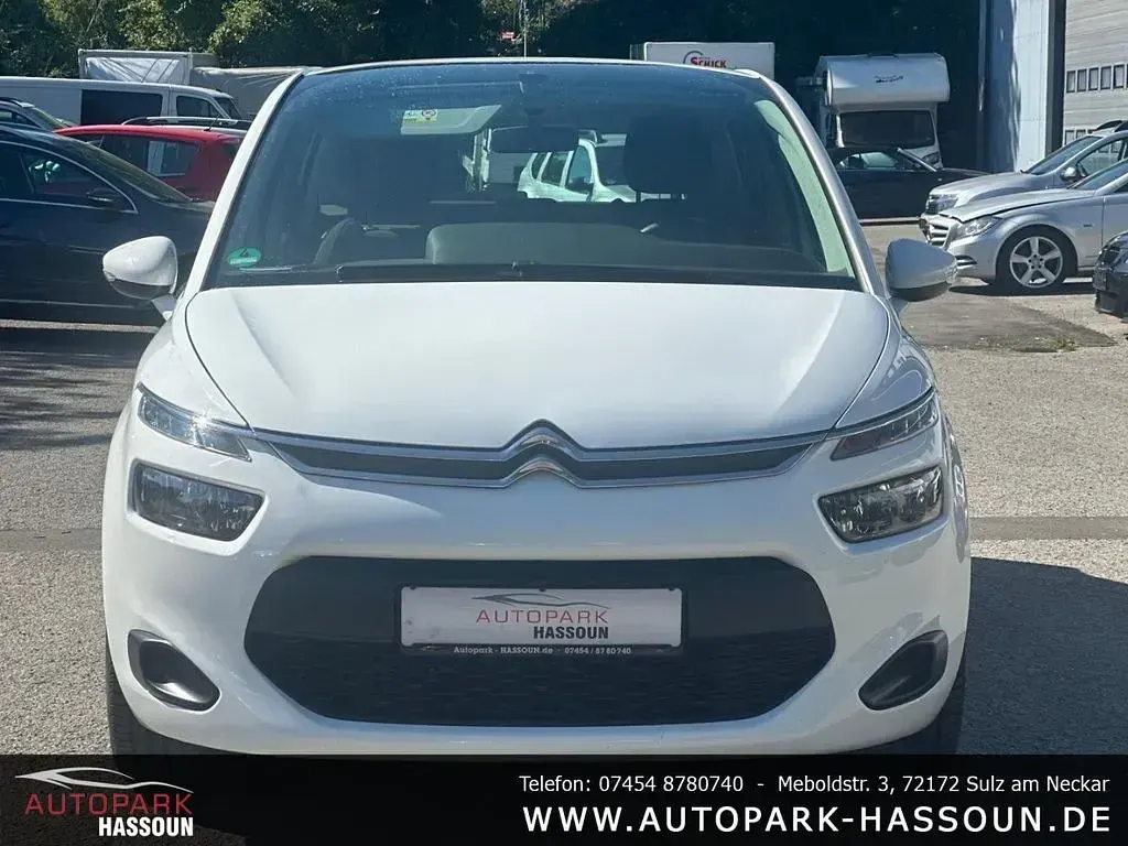 Gebraucht Citroën C4 Picasso Attraction 131 PS (96 kW) 2016 Lack weiss banquise/typ aussen Van / Kleinbus