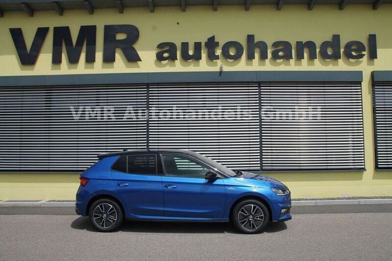 Blau Gebraucht 2023 Skoda Fabia Monte Carlo Limousine | 19.550 € (Fairer Preis) - Bild 1/4