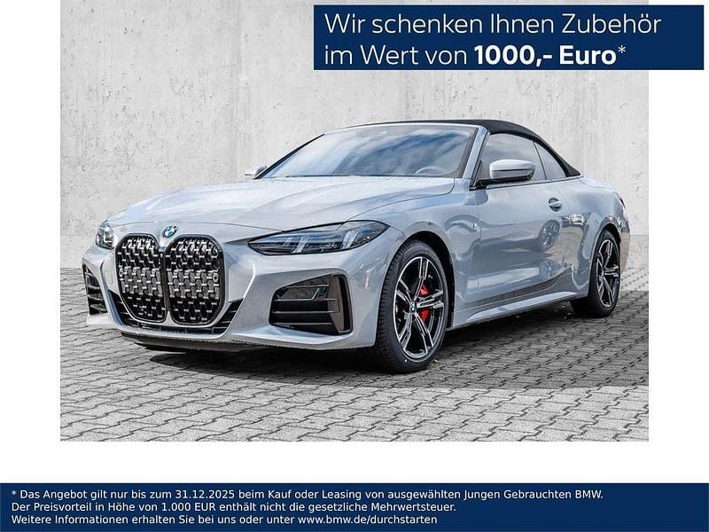 Grau Neu 2025 BMW 420 M Sport Cabrio | 58.990 € (Superpreis) - Bild 1/4