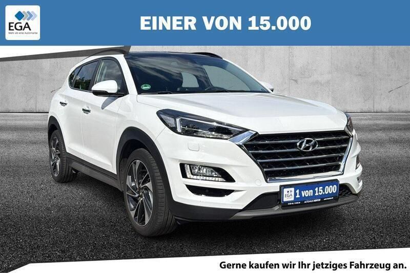 Weiß Gebraucht 2019 Hyundai Tucson Premium SUV | 23.660 € (Etwas zu teuer) - Bild 1/4