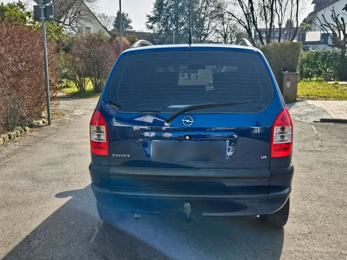 Gebraucht Opel Zafira 125 PS (91 kW) 2003 Blau Van / Kleinbus