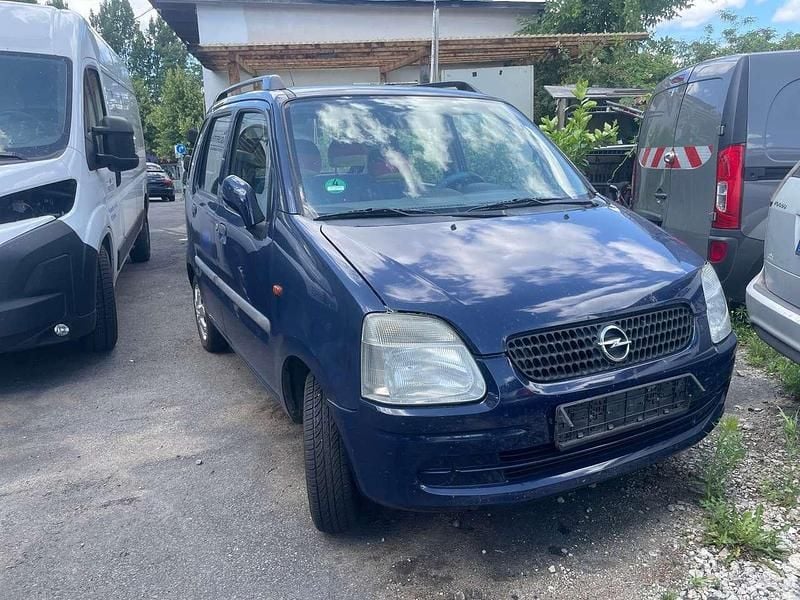 Blau Gebraucht 2002 Opel Agila Color Edition Kleinwagen | 200 € (Superpreis) - Bild 1/4