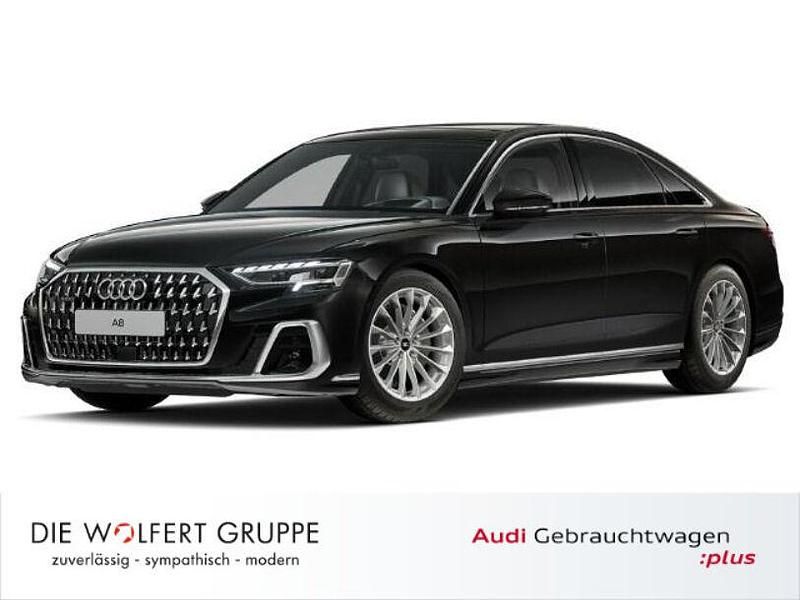 Mythosschwarz metallic Gebraucht 2024 Audi A8 Ambiente Limousine | 65.870 € (Guter Preis) - Bild 1/4