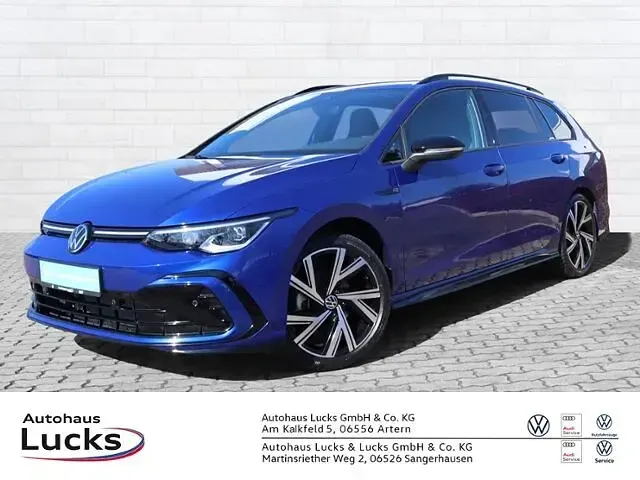 Gebraucht VW Golf VIII R-line 131 PS (96 kW) 2024 Blau (lapiz blue metallic) Kombi