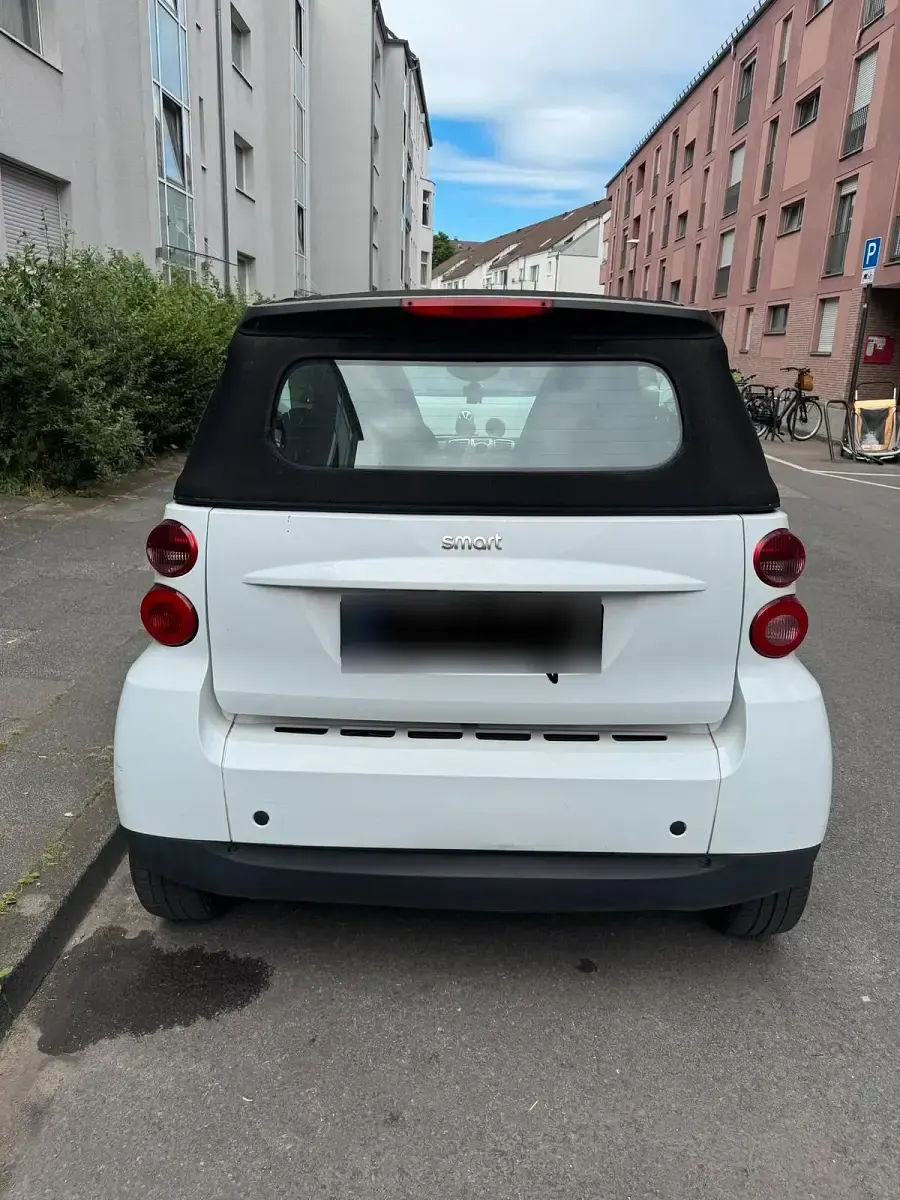 Gebraucht Smart ForTwo Cabrio 71 PS (52 kW) 2008 Weiß Cabrio