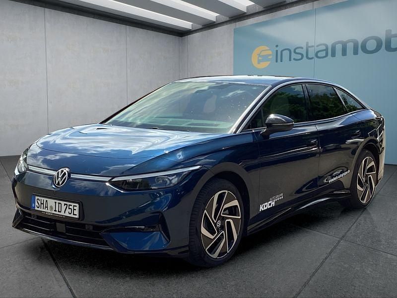 Blau Gebraucht 2024 VW ID.7 Pro Limousine | 54.299 € - Bild 1/4