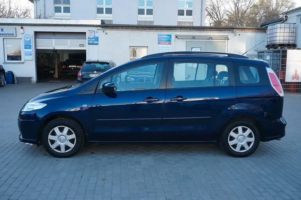 Gebraucht Mazda 5 Exclusive 145 PS (106 kW) 2009 Blau Van / Kleinbus