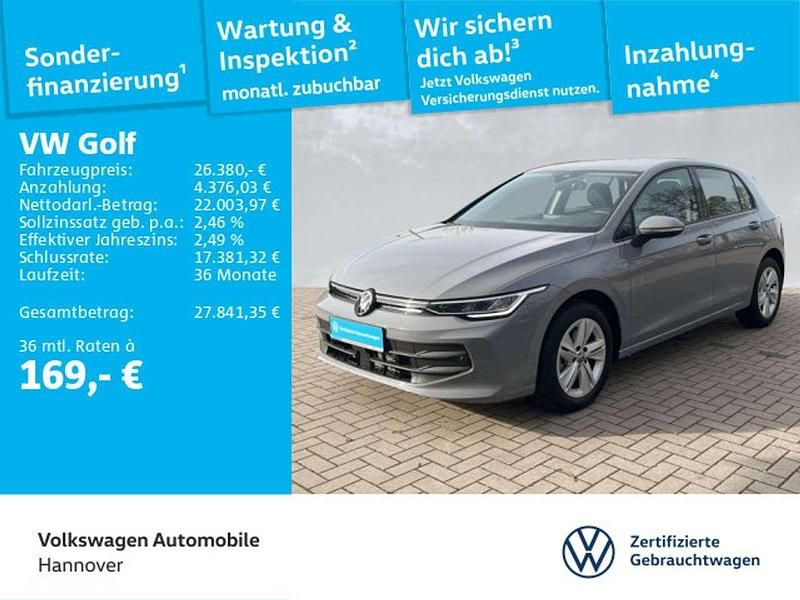 Gebraucht VW Golf VIII Life 116 PS (85 kW) 2025 Grau Limousine