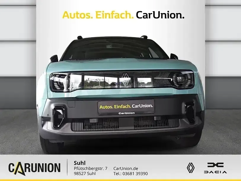 Gebraucht Renault 4 E-Tech Iconic 110 kW (150 PS) 2025 Hautsdefrancegrün, black pearlschwarz metallic SUV