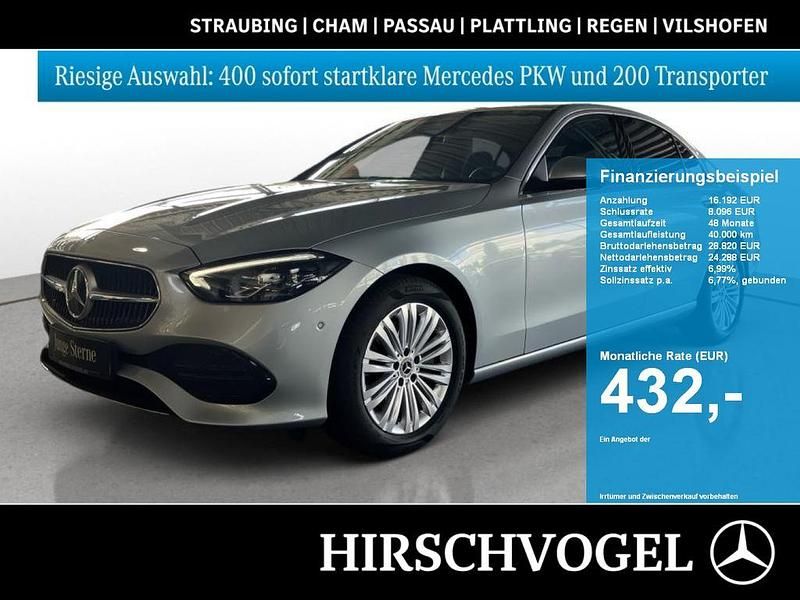 Metalliclack hightechsilber Gebraucht 2024 Mercedes C220 Avantgarde Limousine | 36.730 € (Superpreis) - Bild 1/4