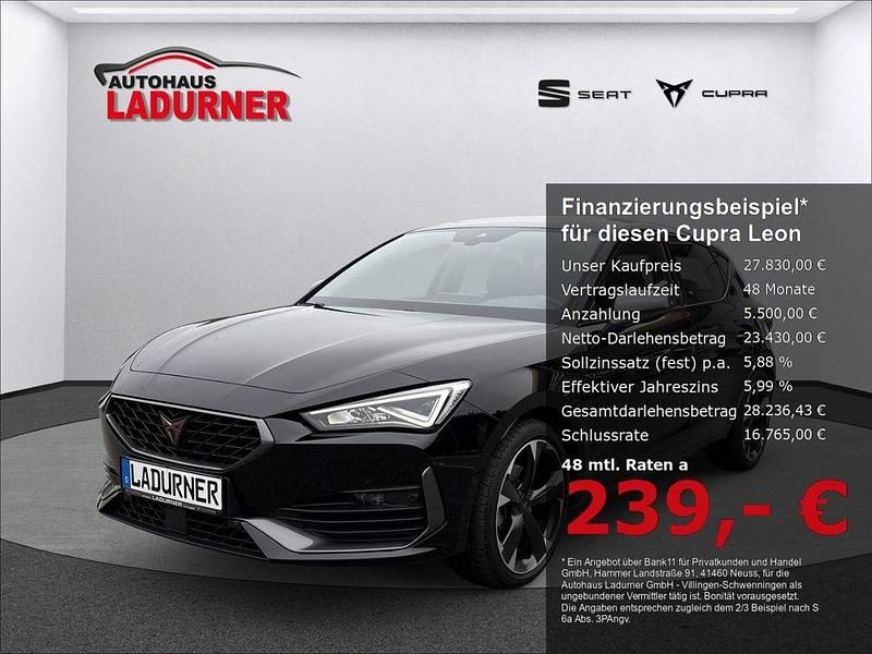 Schwarz Gebraucht 2023 Cupra Leon Basis Limousine | 27.830 € (Fairer Preis) - Bild 1/4