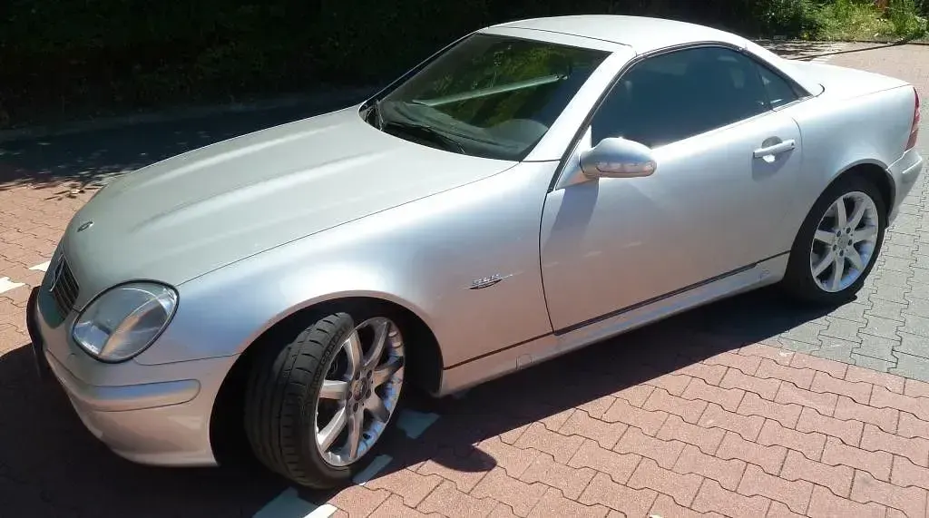 Gebraucht Mercedes SLK200 Edition 163 PS (119 kW) 2002 Silber Cabrio