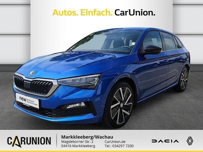 Race blau metallilc Gebraucht 2020 Skoda Scala Style Kleinwagen | 19.990 € (Fairer Preis) - Bild 1/4