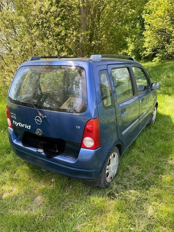 Blau Gebraucht 2002 Opel Agila Kleinwagen | 999 € (Etwas zu teuer) - Bild 1/4