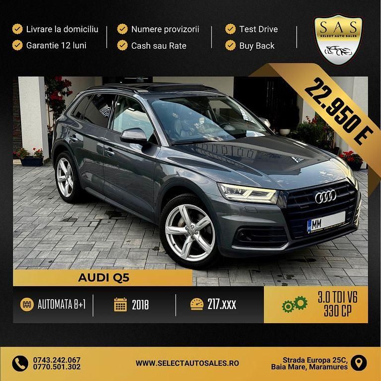 Grau Gebraucht 2018 Audi Q5 SUV | 22.950 € (Fairer Preis) - Bild 1/4