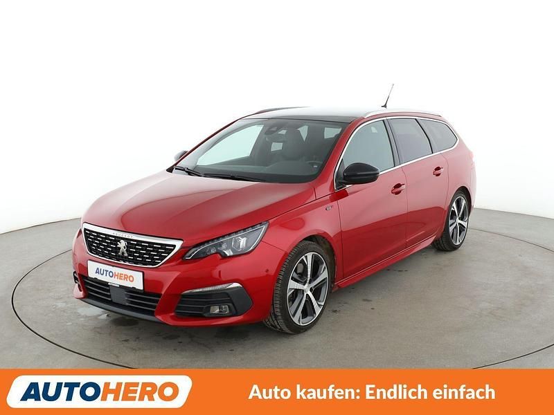 Rot Gebraucht 2018 Peugeot 308 GT Kombi | 17.430 € (Teuer) - Bild 1/3