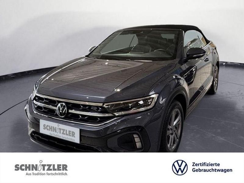 Grau Gebraucht 2025 VW T-Roc Cabriolet R-line Cabrio | 30.950 € (Superpreis) - Bild 1/3