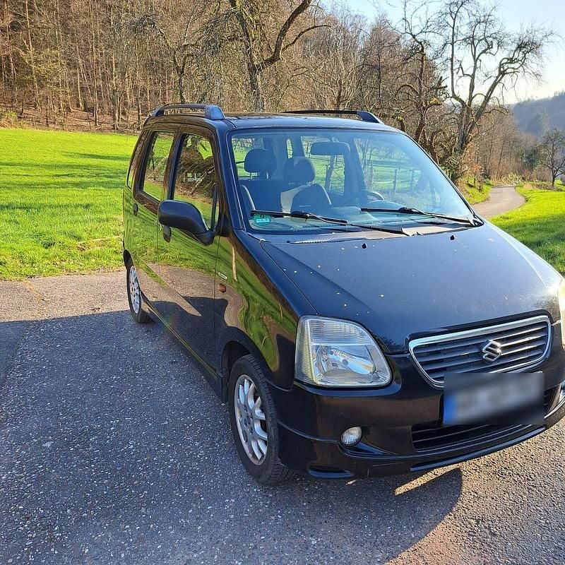 Gebraucht Suzuki Wagon R+ GL 76 PS (55 kW) 2003 Schwarz Van / Kleinbus