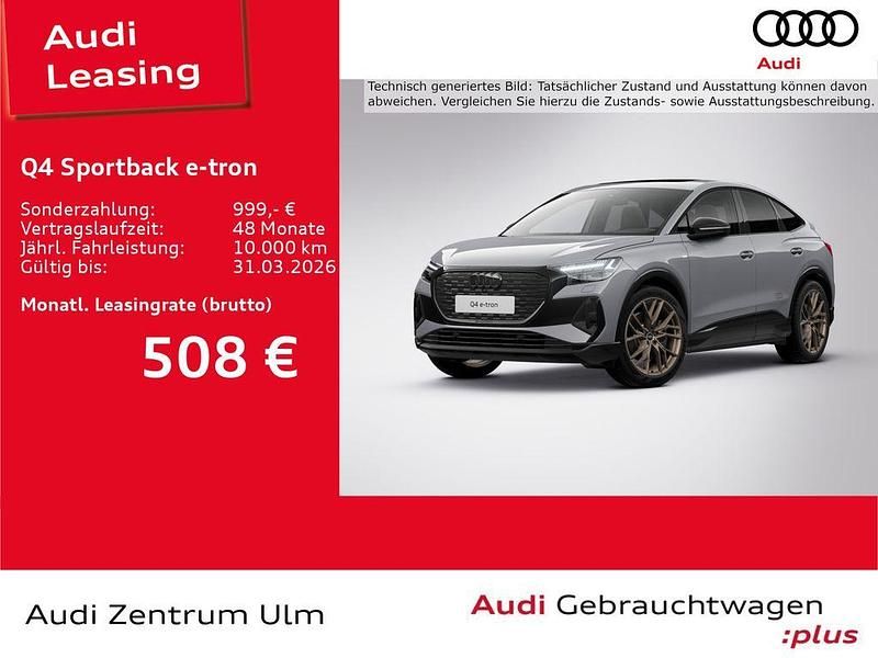 Grau Gebraucht 2025 Audi Q4 Sportback e-tron Edition .1 SUV | 56.360 € (Fairer Preis) - Bild 1/4