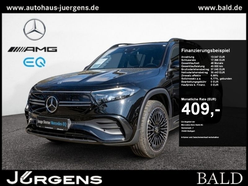 Schwarz metalliclack kosmosschwarz Gebraucht 2023 Mercedes EQB300 AMG SUV | 42.880 € (Teuer) - Bild 1/4