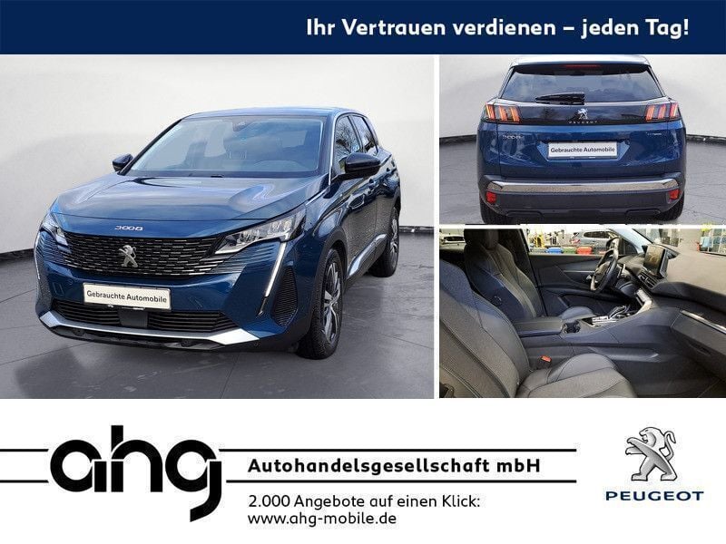 Lackierung blau celebes/metall Gebraucht 2022 Peugeot 3008 Allure SUV | 22.550 € (Superpreis) - Bild 1/4